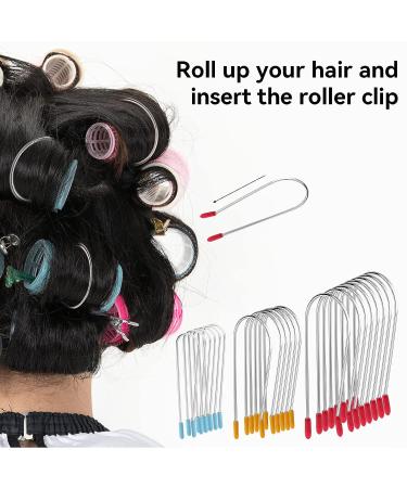Hot Curler Clips Replacement Kit - 20 Pieces for Electric Rollers | Travel Securing Pins for 1 Size Hot Rollers with Storage Box - Buy Online on GoSupps.com