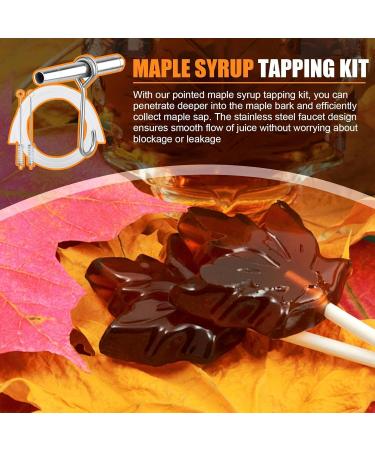 Maple Syrup Tapping Kit - Stainless Steel Maple Tree Taps Spiles for Making Maple Syrup Reusable Stainless Steel Tree Taps Tree Tapping Kit Maple Syrup Supplies - Buy Online on GoSupps.com