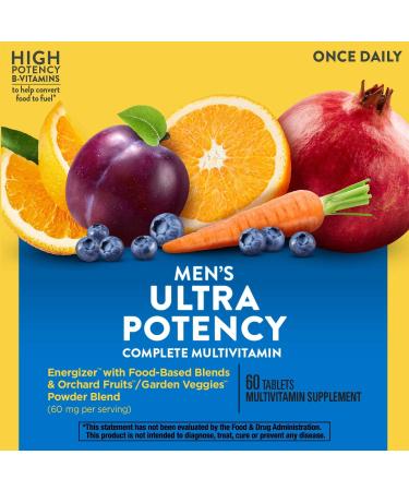 Nature's Way Alive! Men's Ultra Complete Multivitamin - High Potency B-Vitamins for Energy, 60 Tablets - Buy Online on GoSupps.com