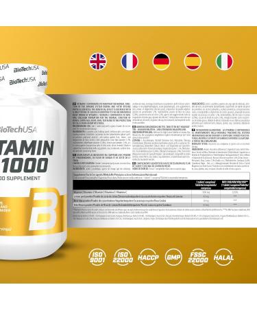  BioTechUSA Vitamin C 1000 + Bioflavonoids BioTechUSA Vitamin C 1000 + Bioflavonoids | Multiple Sources | Immune Support | Cynor - Buy Online on GoSupps.com