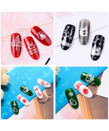 Niceneeded Nail Art Stamping Kit - 4 Pcs Flower Pattern Plates Stamp & Scraper for DIY Nail Decoration | International Shipping - Buy Online on GoSupps.com