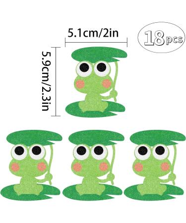 Green Glitter Frog Cupcake Toppers Princess Frog Food Picks Rainforest Party Decorations Frog Birthday Baby Shower Cake Decor Set of 24 - Buy Online on GoSupps.com