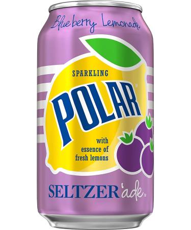 Polar Blueberry Lemonade Seltzer'ade 8pk - 12 fl oz Refreshing Beverage - Buy Online on GoSupps.com