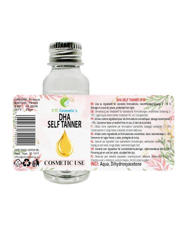 DHA Natural Self-Tanner Liquid - 25g | Best Self-Tanning Solution for a Flawless Glow | International Shipping - Buy Online on GoSupps.com