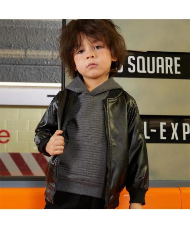 PatPat Toddler Hoodie 4-5 Years Grey | Boy Girl Hooded Sweatshirt with Pocket - Buy Online on GoSupps.com