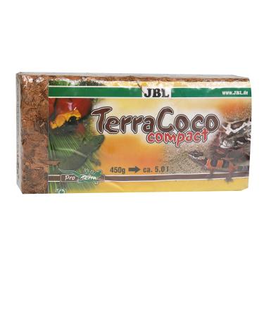 JBL TerraCoco Compact 71025 Substrate for all terrarium types coconut chips compressed 450 g 5 l 5 l (1 pack) TerraCoco Compact