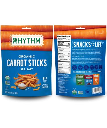 Rhythm Superfoods Variety Box: Cauliflower Bites, Kale Chips, Beet Chips, Carrot Sticks - Organic, Gluten-Free, Vegan, Paleo Friendly Snacks - Buy Online on GoSupps.com