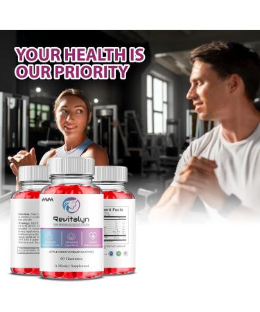 (5 Pack) Revitalyn Keto ACV Gummies Revitalyn Apple Cider Vinegar & Overall Health and Wellness Multivitamin Support Supplement Revitalyn Advanced Keto Support Formula Gummy Supplement (300 Gummies) - Buy Online on GoSupps.com