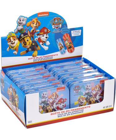 Buy PAW Patrol Children's Plaster Set - 3 Pieces in Metal Box | 24 Beautiful Design Plasters | Ideal for Backpacks & Handbags - Buy Online on GoSupps.com
