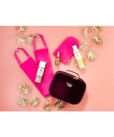 Skinny Tan Wonder Serum Fake Tan Gift Set - Wonder Serum Face Tanning Drops Dry Mist Finishing Spray plus Velvet Tanning Mitt + Back Applicator. Value of 84.95 Collection Gift Set - Buy Online on GoSupps.com