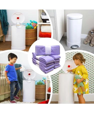 Shakven Diaper Trash Bags Odor Control | 10 Packs Diaper Bin Refill Bags - Diaper Waste Trash Bags Sustainable Use Leak-Proof For Cat Litter Waste - Buy Online on GoSupps.com
