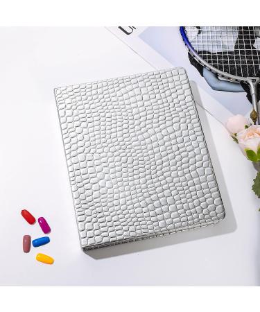 BNG Nail Display Book - 120 Color Professional Gel Polish Card in Silver Leather Book | Nail Salon Design & Art Display | 120 Pcs False Nails Tips - Buy Online on GoSupps.com