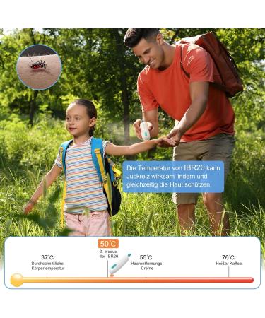 Mycarbon Insect Bitter Healer - Chemical-Free Electric Mosquito Bite Relief for Itching Pain & Swelling - Compact & Portable Solution - Buy Online on GoSupps.com