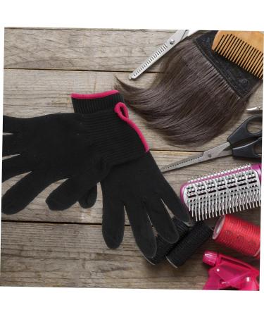 OUNONA 1 Set 4pcs Gloves Heated Mittens Bumps Heat Glove Silicone Bumps Proof Glove Grill Glove Silicone Bumps Heat Proof Glove Bumps Heat Resistant Glove Anti-collision Hairdressing Tool Black 21.5X12.2 cm - Buy Online on GoSupps.com