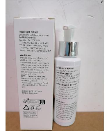 Peel Shot Glow Rice Ampoule Duo Black and White Rice Peeling Soft Rice Exfoliating Face & Body Scrub Gentle Peel & Deep Hydration Rice Exfoliant Serum (White Rice 3.52 FL.OZ) White Rice 3.52 Fl Oz (Pack of 1) - Buy Online on GoSupps.com