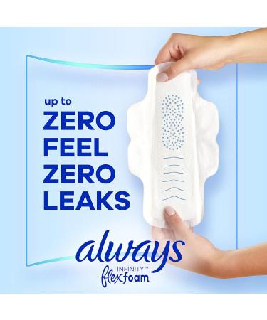 Always Infinity Feminine Pads Size 2 Heavy Flow Absorbency Multipack - 96 Count - Buy Online on GoSupps.com