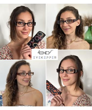 Eyekepper Spring Hinge Rectangular Reading Glasses +1.75 | Stylish & Colorful Eyewear for All | International Shipping - Buy Online on GoSupps.com