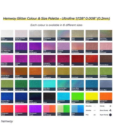 Hemway Ultra-Schein-Glitter ULTRA 1/128 - Ocean Blue 100g | Ultrafine Glitter for Crafts & DIY - Buy Online on GoSupps.com