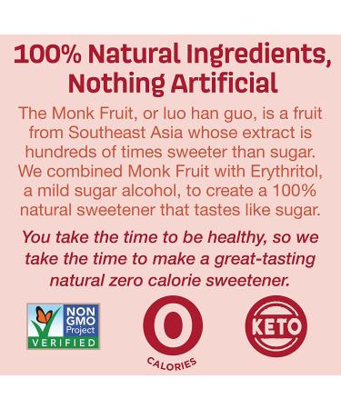 SPLENDA Naturals Monk Fruit Sweetener - 80 Count Packets | Zero Calorie Keto Sugar Substitute - Buy Online on GoSupps.com