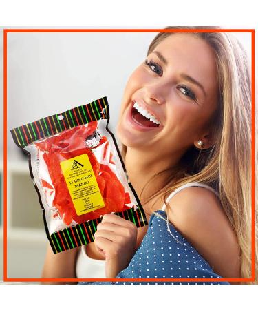 Asia Trans Li Hing Mui Dried Mango | Hawaiian Favorite | Naturally Sweet Dried Fruit Candy with Asian Plum Powder 12 Ounce (Pack of 1) - Buy Online on GoSupps.com