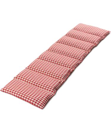 Buy Rapeseed Pillow 75x20cm - Large 8-Chamber Heat Pad | Red-White Grain Pillow for Relaxation & Relief - Buy Online on GoSupps.com