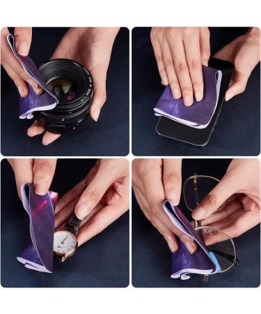 CREATCABIN 20-Piece Vintage Glasses Cleaning Cloth Set - Soft Reusable Microfiber Wipes with Starry Sky Designs for Eyeglasses Sunglasses Phones & More - Buy Online on GoSupps.com