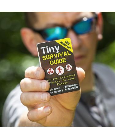 Tiny Survival Guide: Ultimate Disaster Emergency Pocket Handbook for First Aid - Fits in Wallet/Glove Box - 1 Compact Survival Micro Guide - Buy Online on GoSupps.com