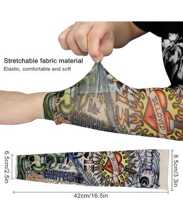 12 PCS Sports Arm Sleeves for Braces, Splints & Slings | Seamless Tattoo Sleeve Hand Warmer for Basketball & Outdoor Activities - Unisex - Buy Online on GoSupps.com