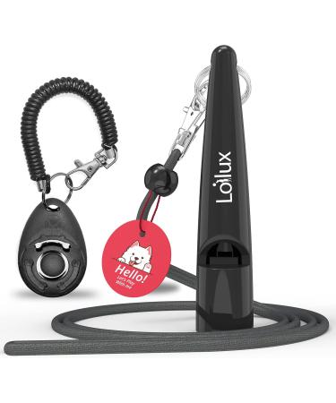 LIOLUX Dog Whistle with Clicker - 80mm Adjustable High-Frequency Dog Training Aid for Dogs Cats & Birds | R tter Refraction - Buy Online on GoSupps.com