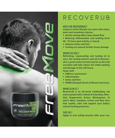 FreeMove Cooling Muscle Massage Rub & Cream - Natural Glide Versatile Body Treatment (50g - 1.76 Oz) | Shop Now for International Shipping - Buy Online on GoSupps.com