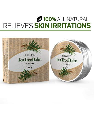 Tea Tree Oil Balm - 100% Natural Cream for Eczema, Psoriasis, Acne & More - Buy Online on GoSupps.com