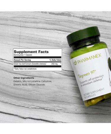 Nu Skin Pharmanex T green 97 | 30ct | Premium Green Tea Extract Capsules, Powerful Antioxidant & Metabolic Booster with Digestive Enzymes, Essential for a Healthy Lifestyle - Buy Online on GoSupps.com