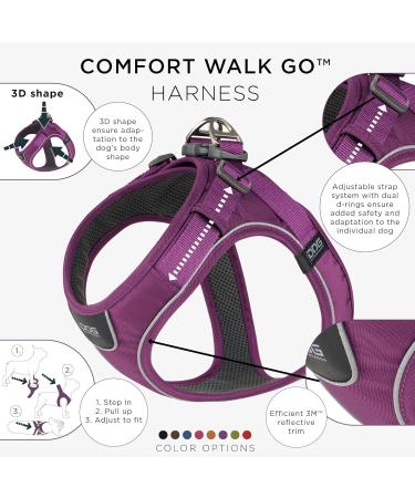 DOG Copenhagen Comfort Walk Go Harness - Purple Passion Size M for Comfortable Dog Walking | International Shipping Available - Buy Online on GoSupps.com
