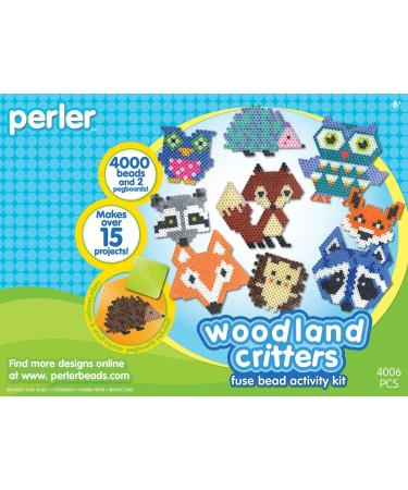 Perler Beads Woodland Creatures Animal Pattern Crafts for Kids - 4004 pcs - Buy Online on GoSupps.com