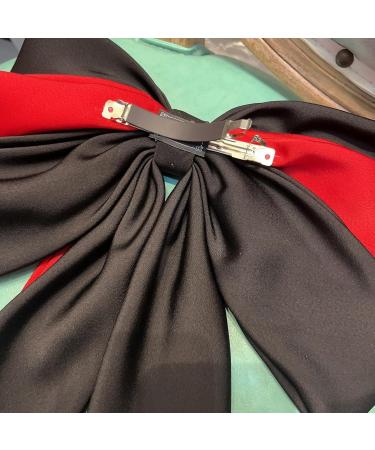 Elegant Hair Bow Clip Long Ribbon Fashion Headdress Hairpiece Barrette Hairpin for Women and Girls Pink and Two Colors - Buy Online on GoSupps.com