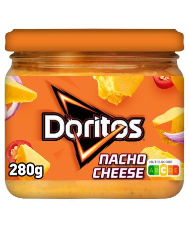 Doritos Nacho Cheese, Orange, 280g (Pack of 1)