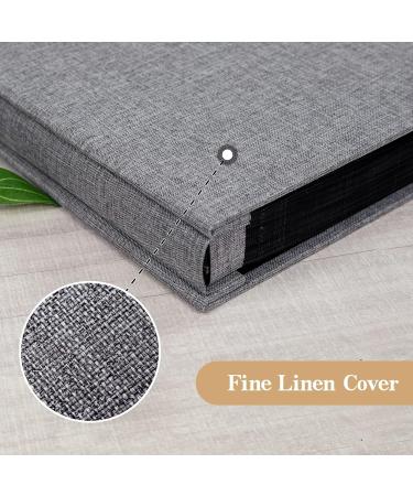 Finksy Linen Hardcover Photo Album 4x6 600 Photos Large Capacity for Family Wedding Anniversary Baby Vacation 600 Pockets Grey - Buy Online on GoSupps.com