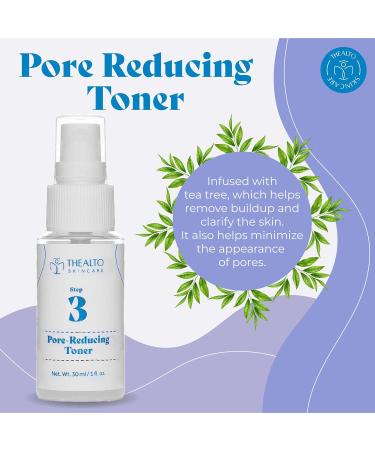 Buy Blackhead Remover & Pore Minimizer Kit - 10 Nose Strips Exfoliating Swabs 1oz Toner - Natural Ingredients for Clear Skin - Buy Online on GoSupps.com