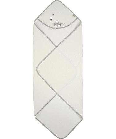 Sterntaler Baby Hooded Towel - 100% Cotton Quick Drying Bath Poncho for Infants | Emmi & Stanley Sheep Design | Perfect for Babies from 0 Months - Buy Online on GoSupps.com