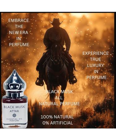 Black Musk Attar 15 ml. Essential Oil Perfume A Vegan Clean Botanical Perfume Essence No Synthetics! All-Natural Alcohol-Free Cruelty-Free Phthalate-Free Paraben-Free Gluten Free - Buy Online on GoSupps.com