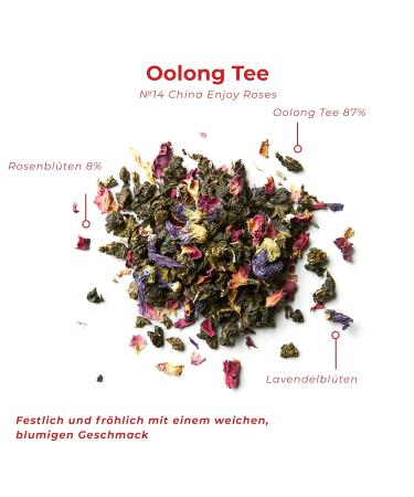 Soolong No. 14 Premium Oolong Tea - Rose & Lavender - 100g Sustainable Loose Leaf Refill Pack - Enjoy the Taste of China - Buy Online on GoSupps.com