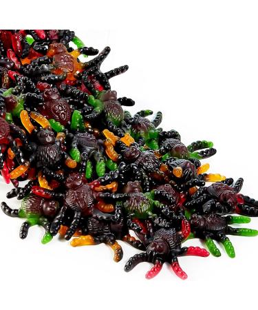 Trolli Tarantula Rubber Spiders 150g Each with Ghost Stickers Lactose Free and Gluten Free Tarantula Fruit Candy in Different Flavors Suitable for - Buy Online on GoSupps.com