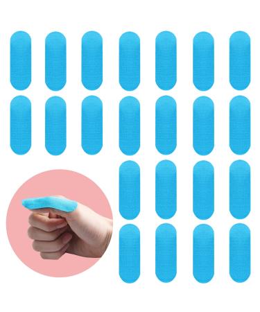 AIEX 120pcs 2.75x1inch Bowling Tapes for Fingers, Breathable Elastic Bowling Thumb Tape Fast Protective Finger Insert Tape Sports Exercise Accessories for All Ages & Genders Blue