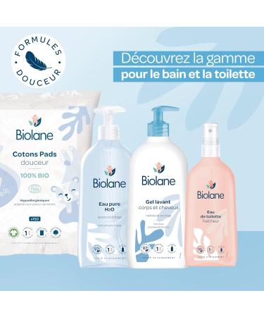 BIOLANE - Set of 3 soft cotton pads - Baby - 100% organic - 150 cotton pads - Sensitive skin - Changing & Grooming - From bir - Buy Online on GoSupps.com
