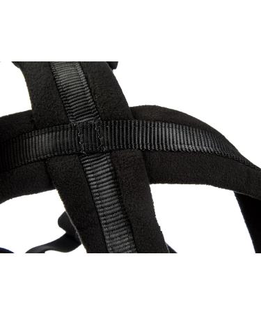 Trixie Premium Touring Harness S-M - Adjustable Sporty Dog Harness for Small Dogs Fleece Padded Black (Breast Circumference 40-70 cm) - Buy Online on GoSupps.com