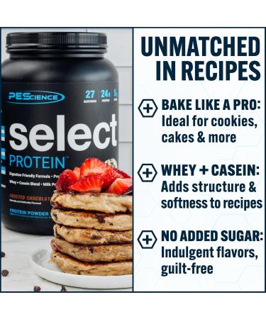 PEScience Select Protein Powder, Whey and Casein Blend, Clean Protein Powder for Women and Men, Low Calorie, Low Carb, Keto Friendly, Gluten Free, Frosted Chocolate Cupcake, 5 Servings - Buy Online on GoSupps.com