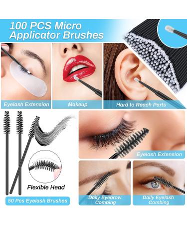 Qinzave 150ml Eyelash Extension Cleanser + USB Fan | Shampoo, Eye Gel Pads, Mascara Brushes | Lash Cleanser for Salon & Home Use - Buy Online on GoSupps.com