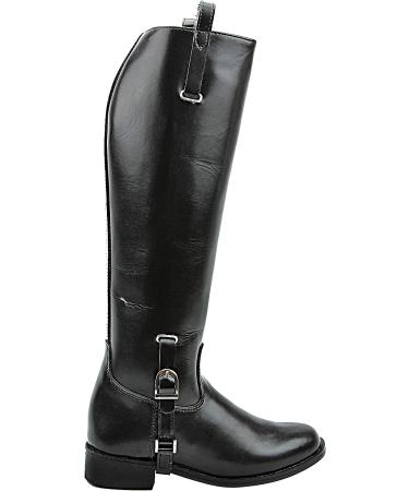 Hispar Men's Dignity Dress Dressage Riding Boots - Black, Regular Calf 11 - Buy Online on GoSupps.com