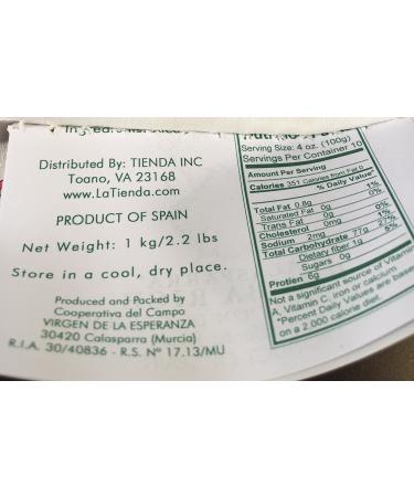 La Tienda Peregrino Bomba Paella Rice - 2.2 lb/1 kilo (4.5 cups) - Buy Online on GoSupps.com