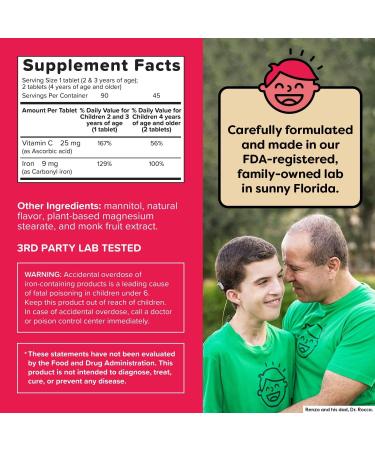 Renzo's Vitamins Mighty Kid Bundle - Iron, Vitamin D3, and Vitamin B6 Supplements for Kids - Buy Online on GoSupps.com
